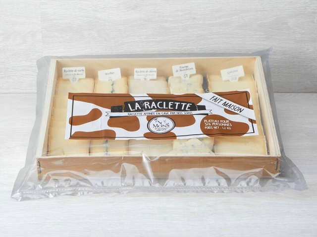 Boîte raclette 4 fromages pour 4 pers. - L'Art de la Fromagerie